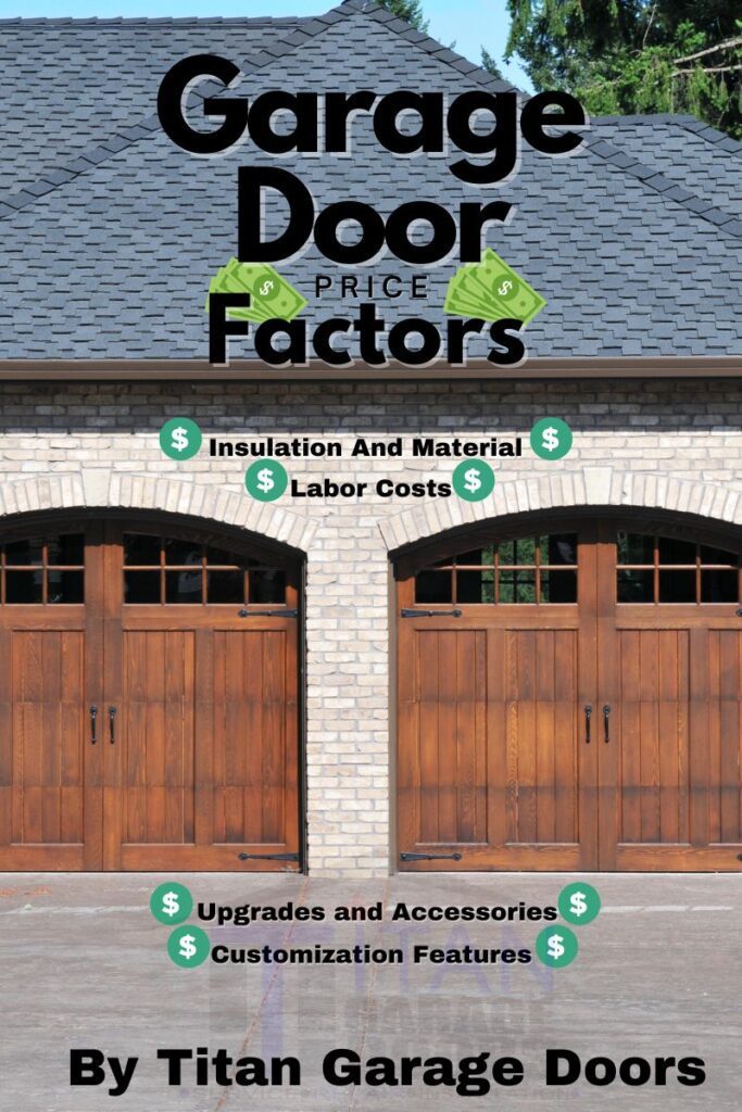 garage door price factors