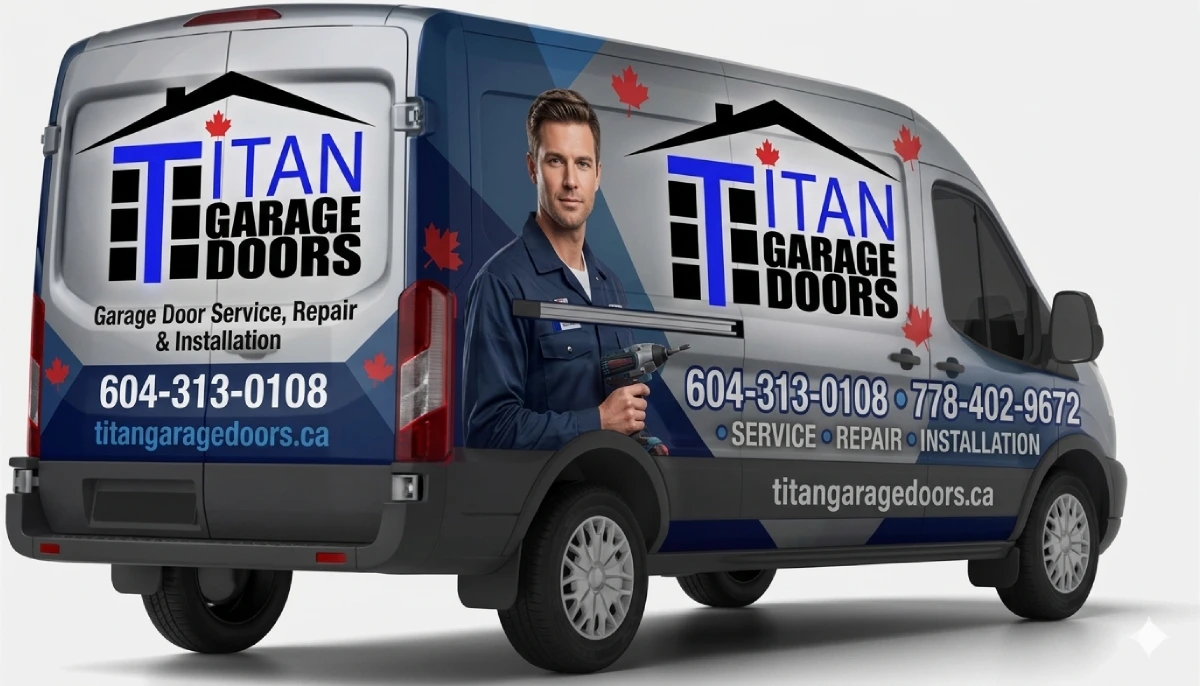 Titan Garage Doors service van